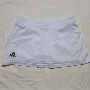 White Adidas Tennis Skirt